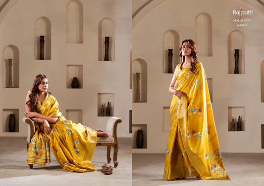 600001 Litchi Rajpath Silk Sarees