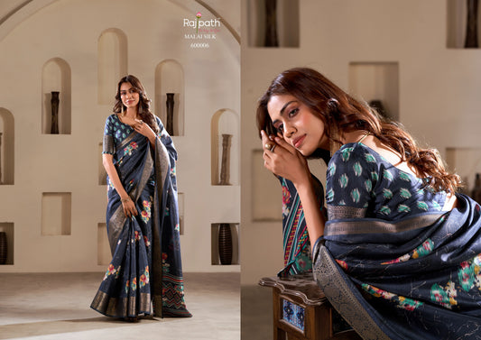 600006 Litchi Rajpath Silk Sarees