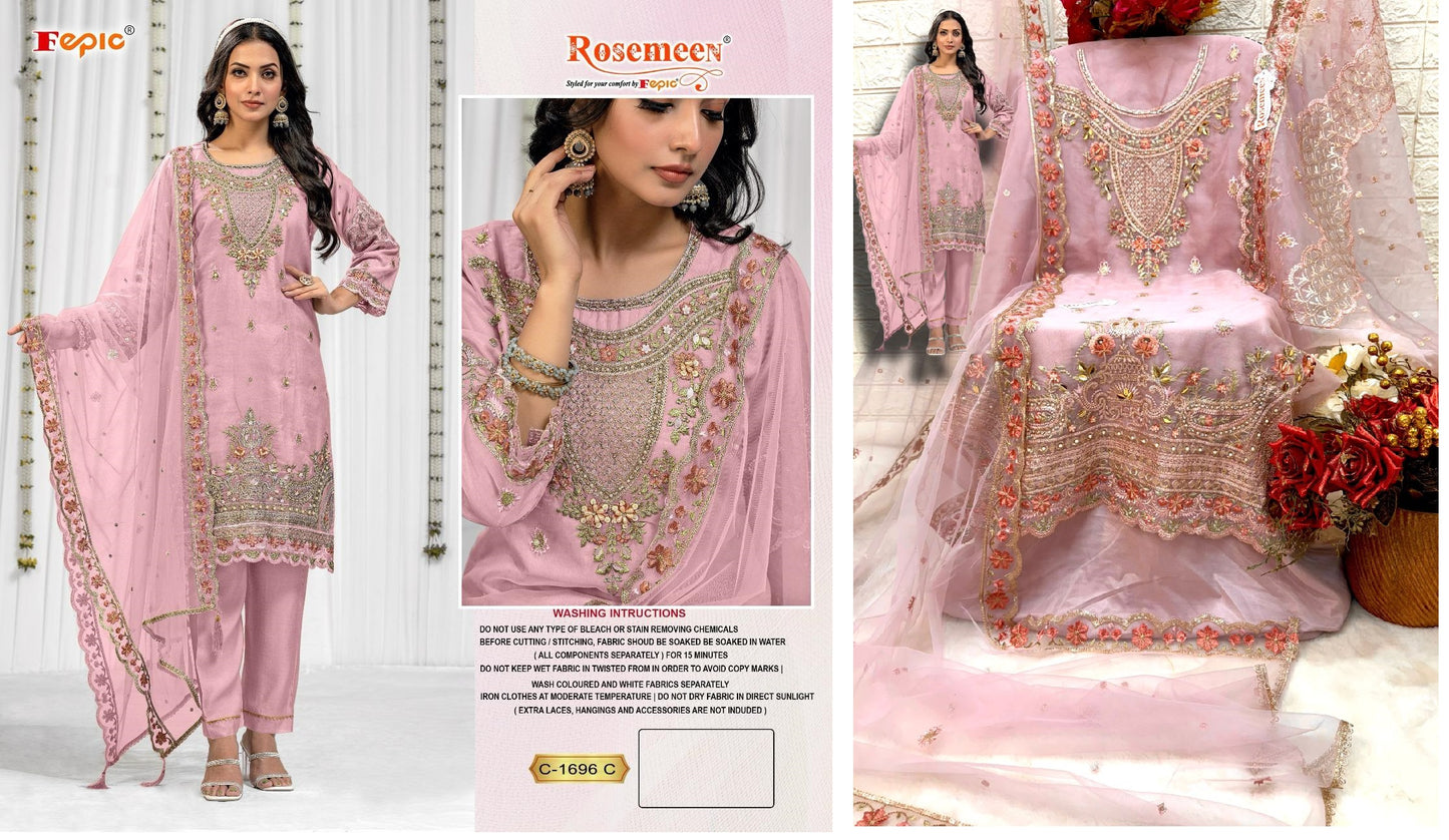 C-1696C Fepic Pakistani Salwar Suits
