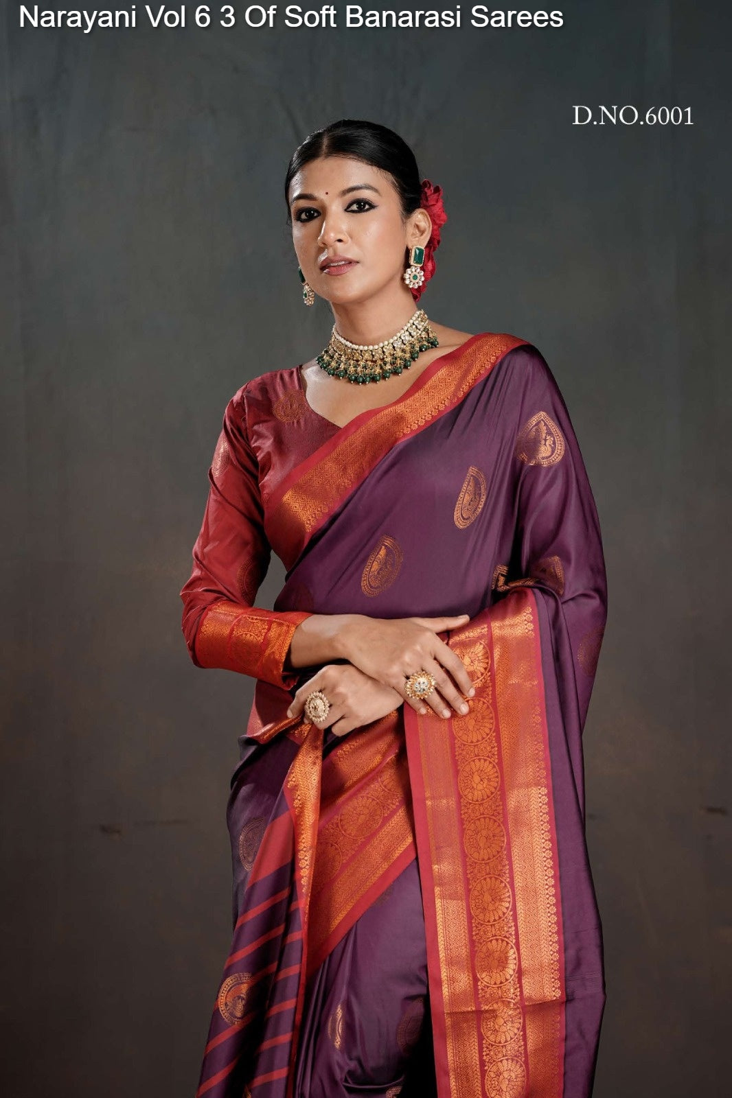 6001 Narayani Vol 6 3 Of Soft Banarasi Sarees