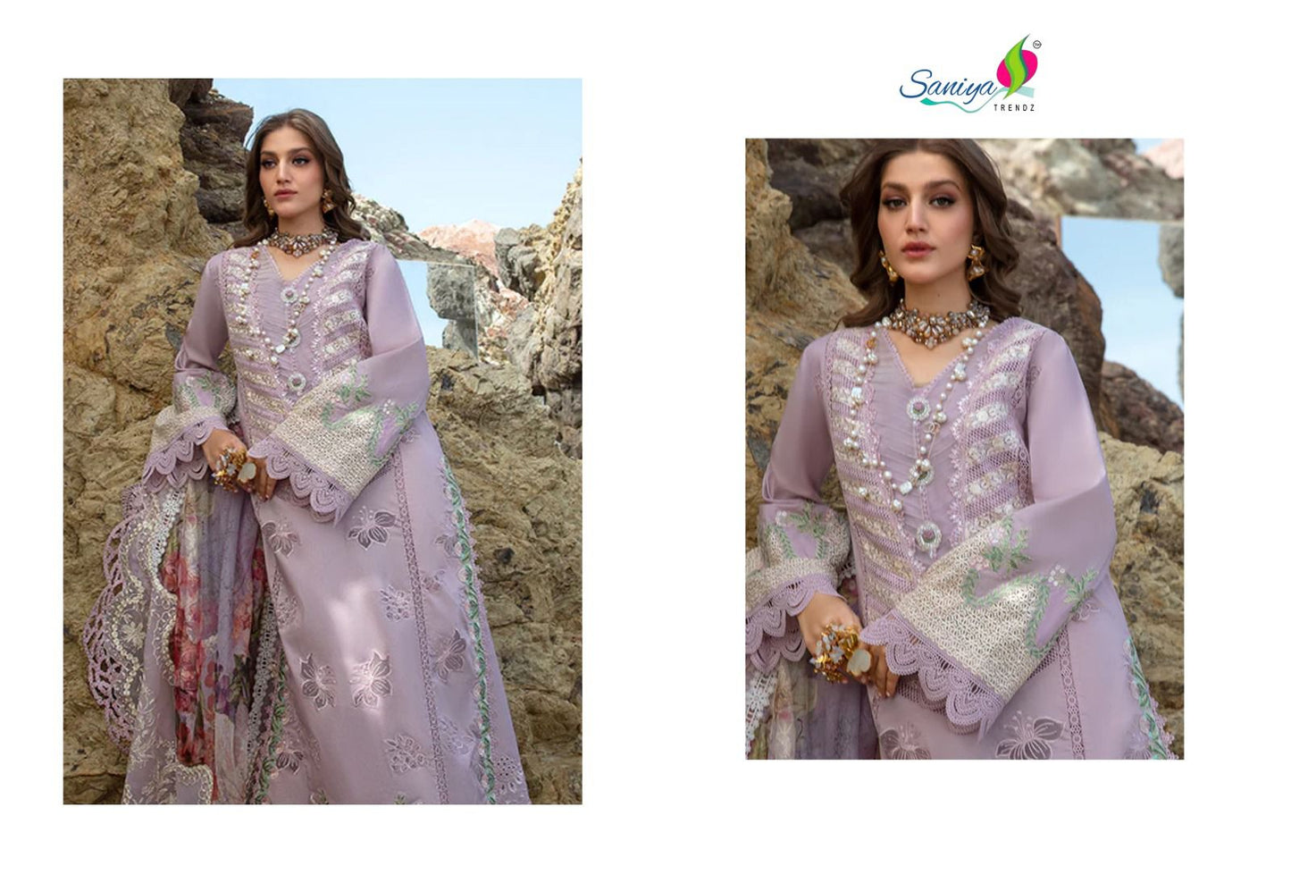 6001 Saira Sakira Vol 6 Saniya Trendz Chikankari Pakistani Salwar Suits