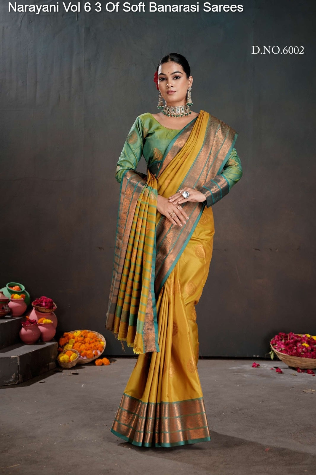 6002 Narayani Vol 6 3 Of Soft Banarasi Sarees