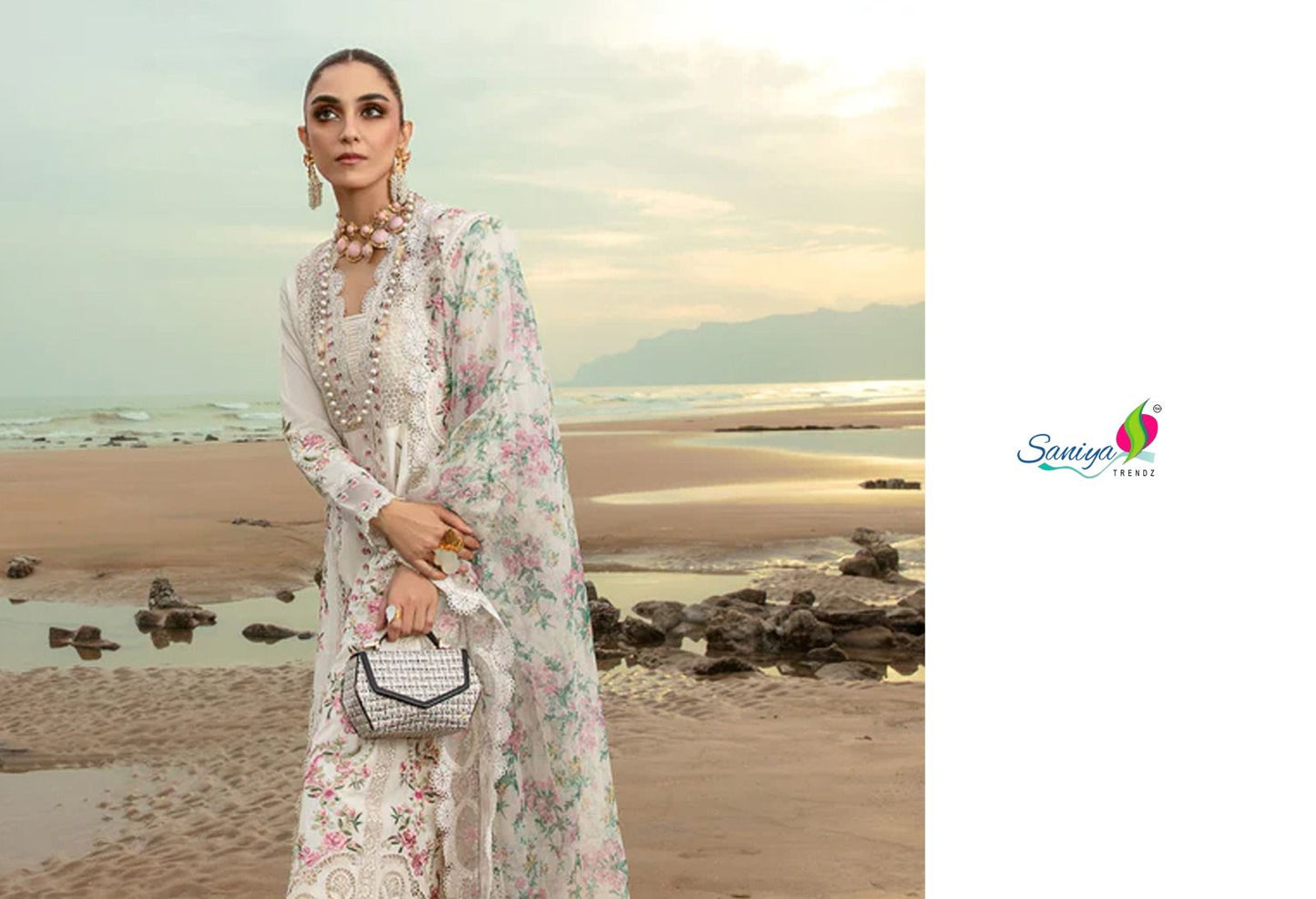 6003 Saira Sakira Vol 6 Saniya Trendz Chikankari Pakistani Salwar Suits