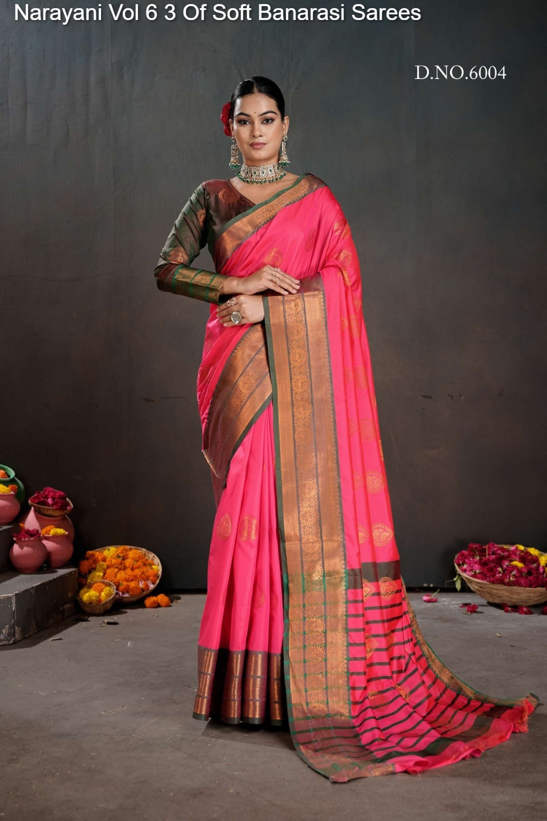 6004 Narayani Vol 6 3 Of Soft Banarasi Sarees