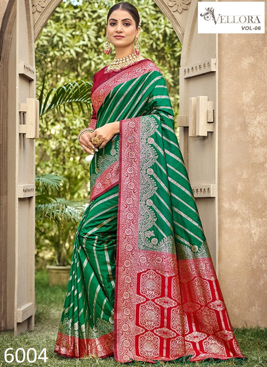 6004 Vol 6 Vellora Banarasi Silk Sarees