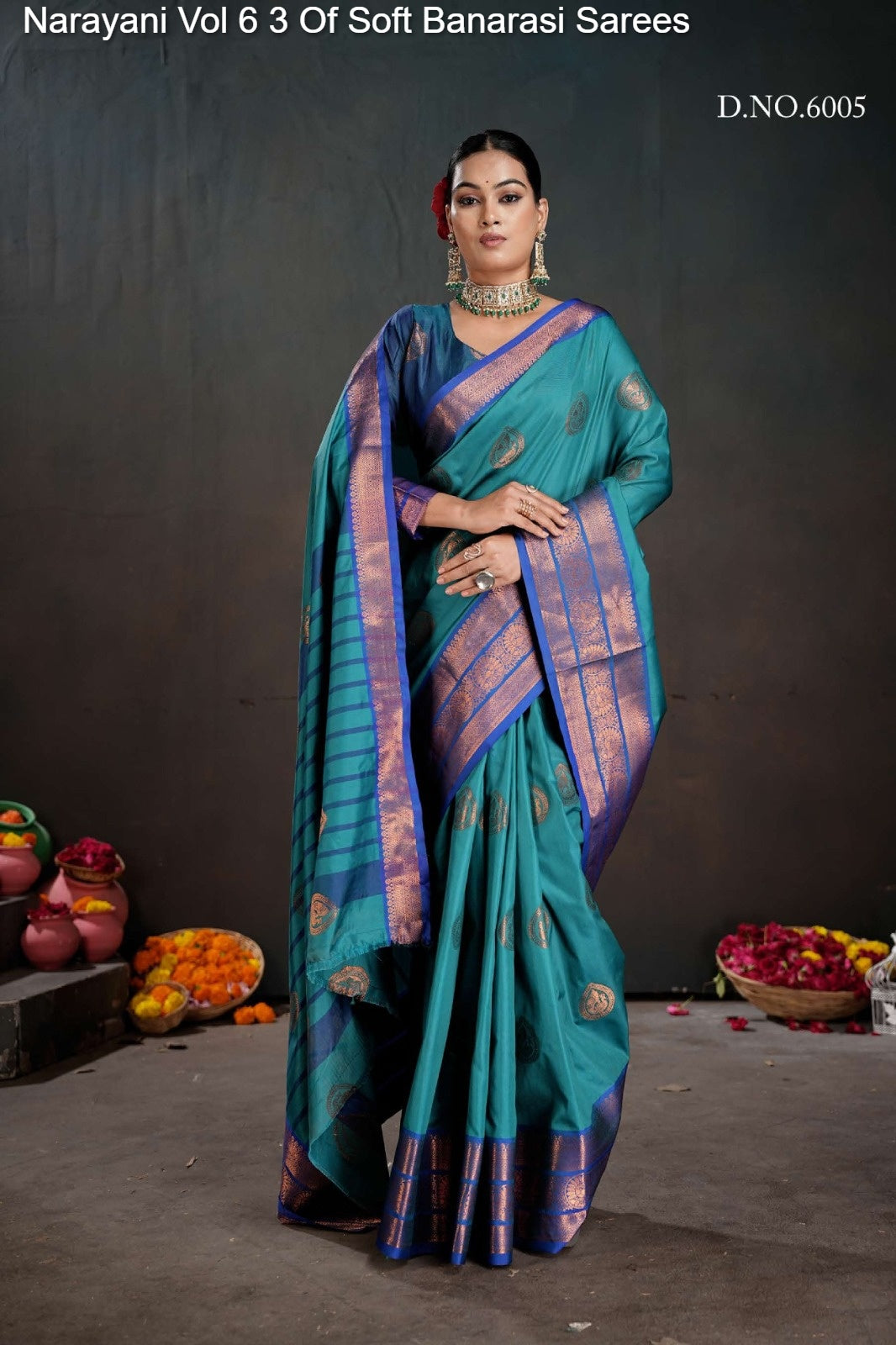 6005 Narayani Vol 6 3 Of Soft Banarasi Sarees