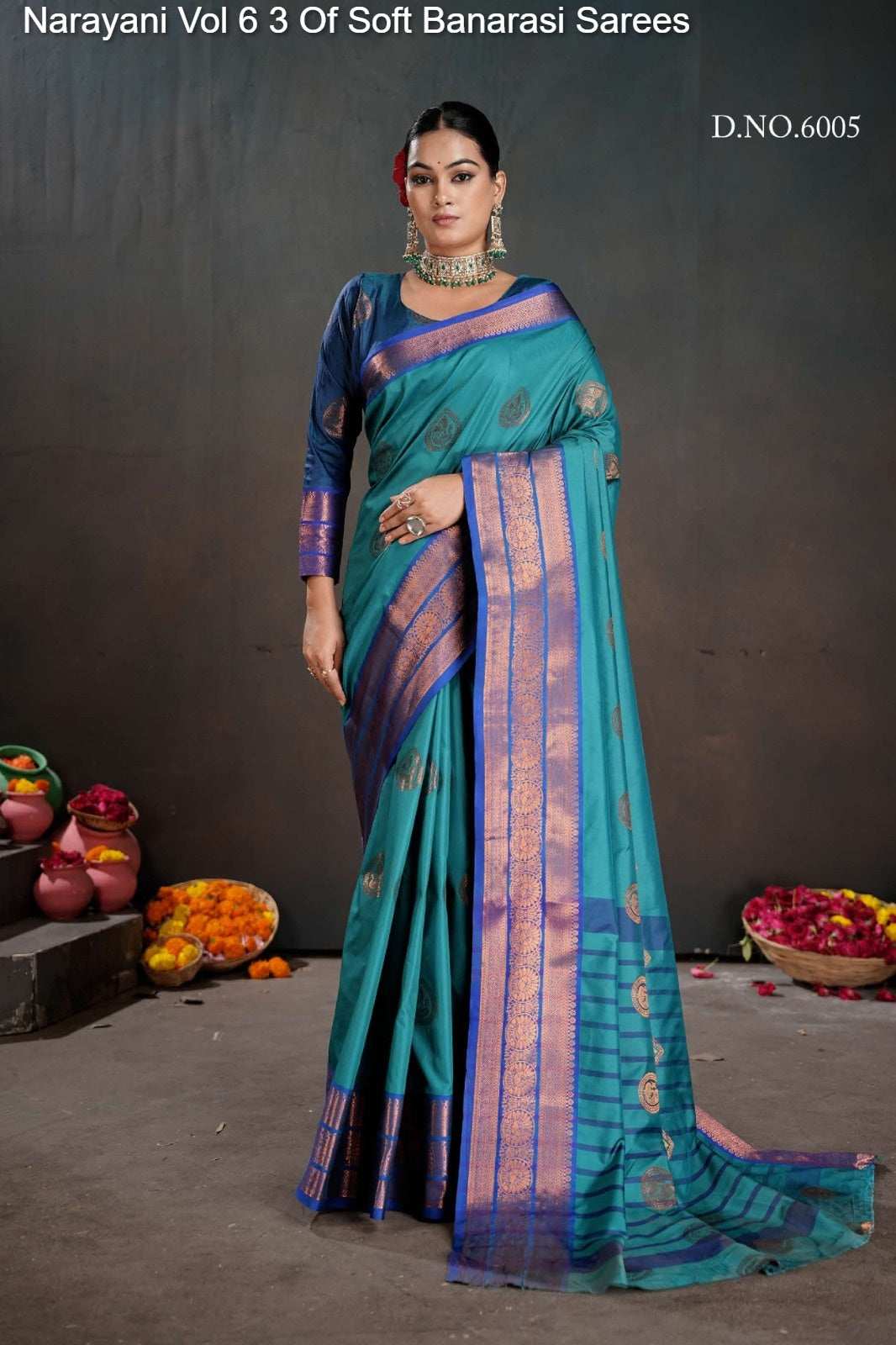 6005 Narayani Vol 6 3 Of Soft Banarasi Sarees