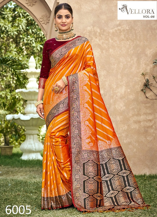 6005 Vol 6 Vellora Banarasi Silk Sarees