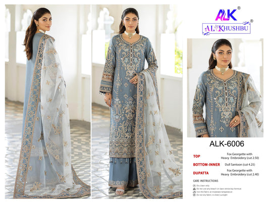 6006 Agha Noor Vol 2 Alk Embroidered Pakistani Salwar Suits