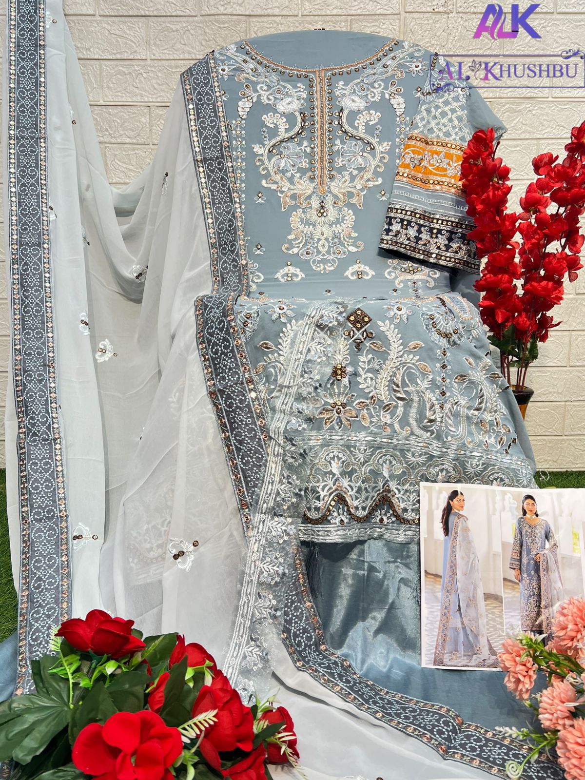 6006 Agha Noor Vol 2 Alk Embroidered Pakistani Salwar Suits