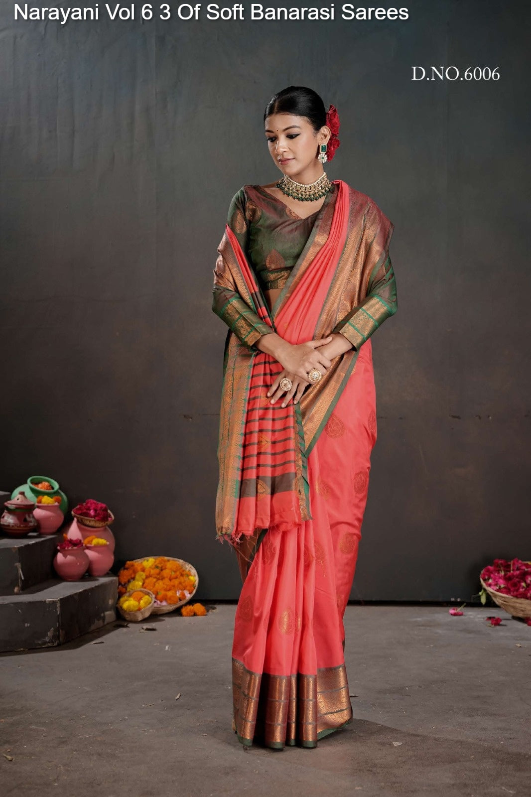 6006 Narayani Vol 6 3 Of Soft Banarasi Sarees