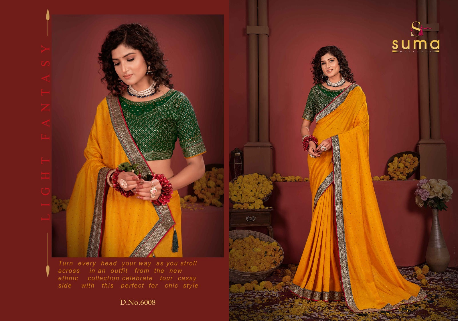6008 Avikya Suma Designer Vichitra Sarees