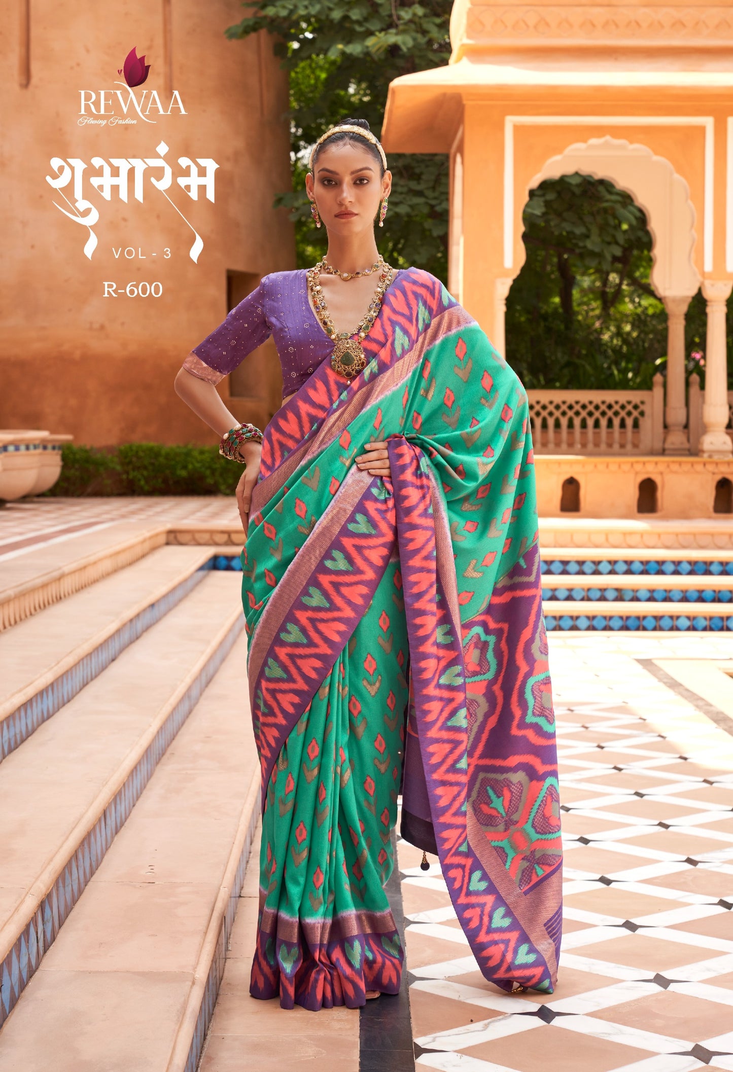 600 Shubharambh Vol 3 Rewaa Silk Sarees