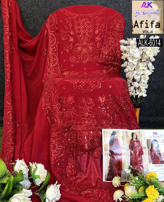 6014 Afifa Vol 4 Alk Pakistani Salwar Suits