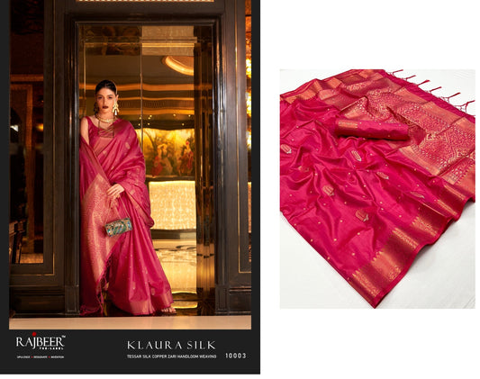 10003 Klaura Silk Rajbeer Sarees