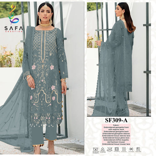 309-A Safa Creation Pakistani Salwar Suits