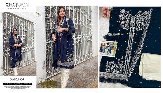 1005 Agha Jaan Pakistani Salwar Suits