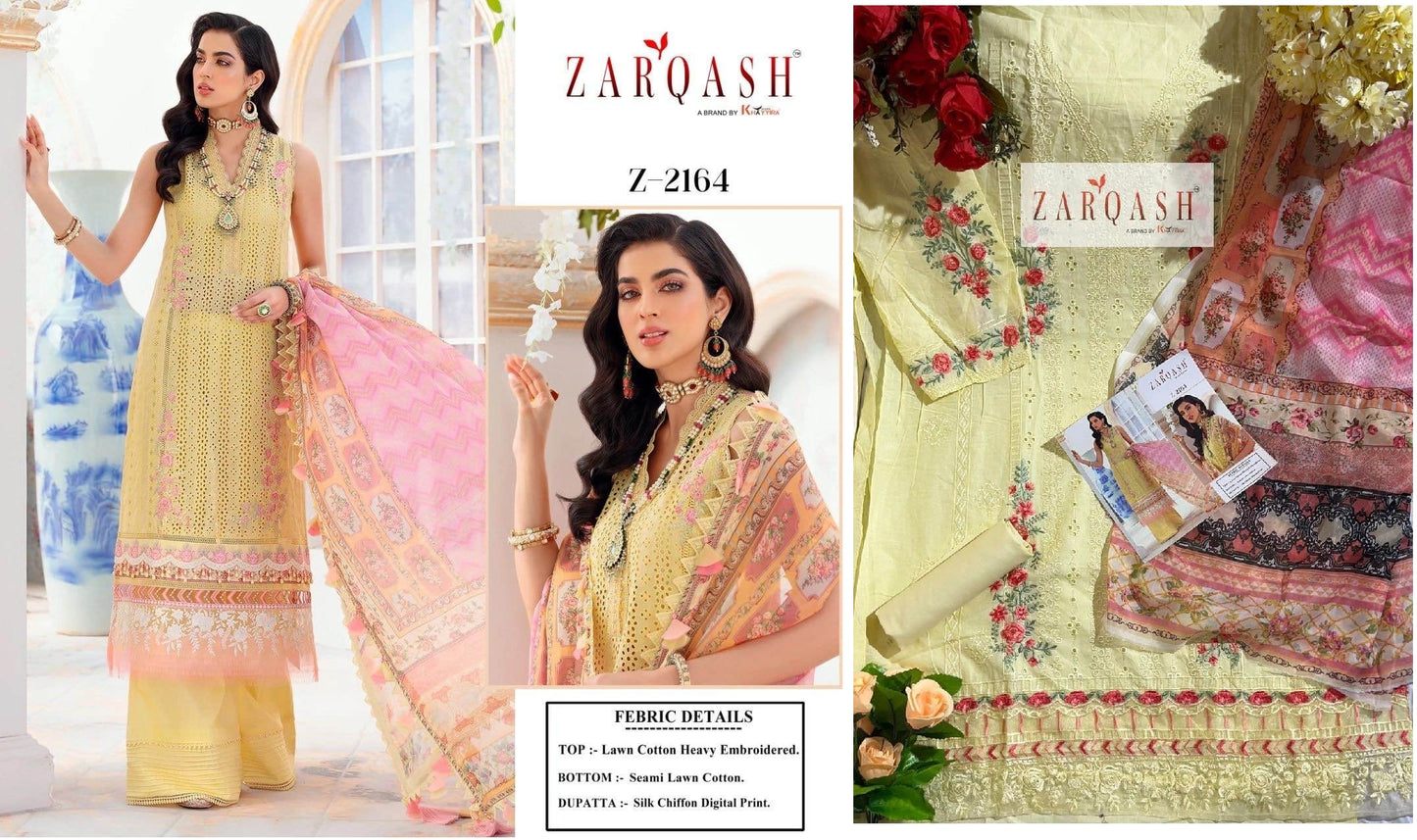 2164 Zarqash Pakistani Salwar Suits