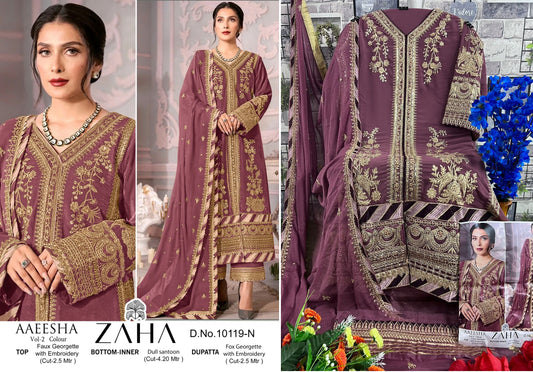 10119N Zaha Pakistani Salwar Suits