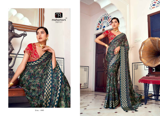 1005 Vinitaa Mahamani Creation Sarees