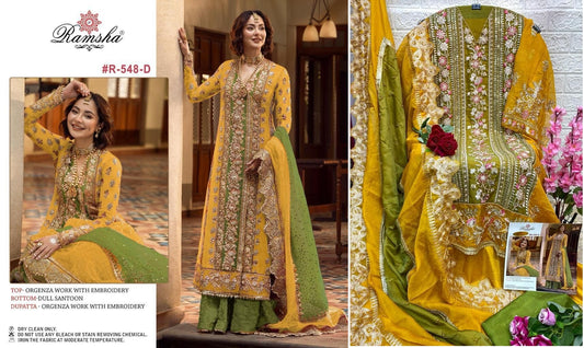 548D Ramsha Pakistani Salwar Suits
