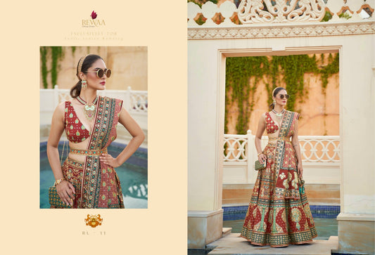 11 Hastkatha Rewaa Readymade Lehenga Choli