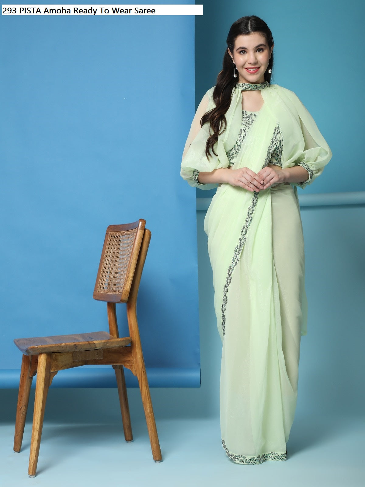 293 Pista Amoha Ready To Wear Saree