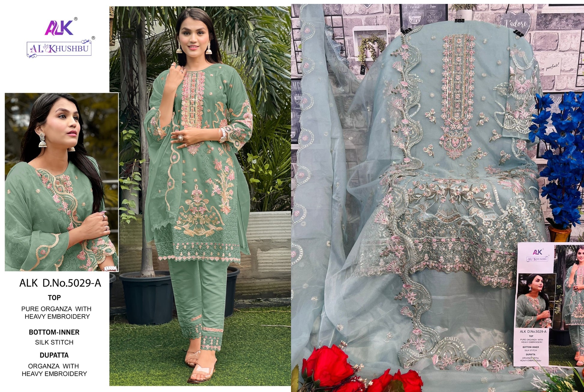 5029A Alk Pakistani Salwar Suits