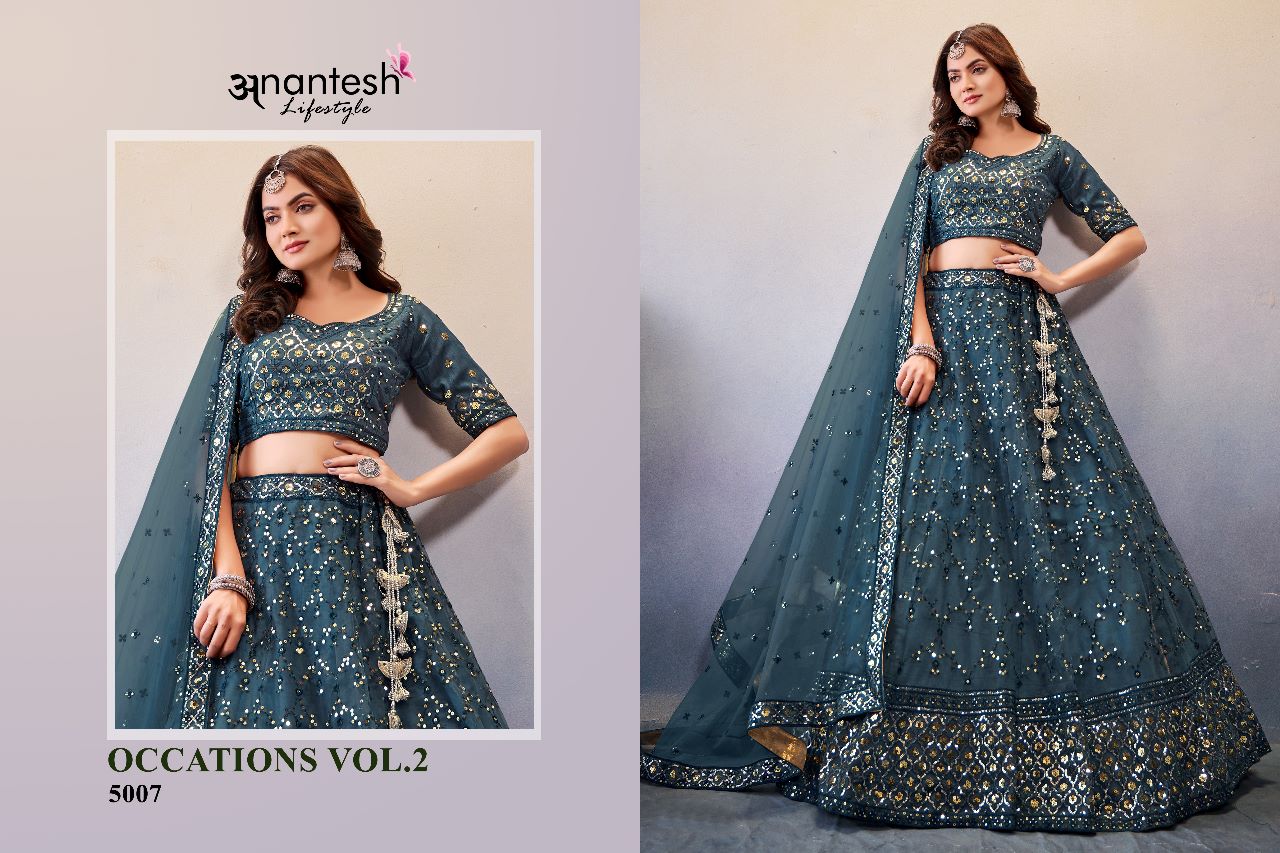 5007 Occations Vol 2 Anantesh Lehenga Choli