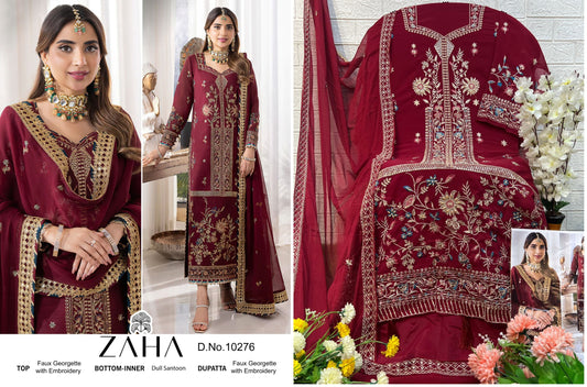 10276 Zaha Pakistani Salwar Suits