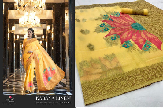 205002 Kabana Linen Rajtex Sarees