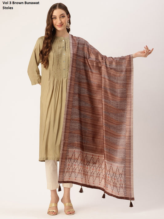 Vol 3 Brown Bunawat Stoles