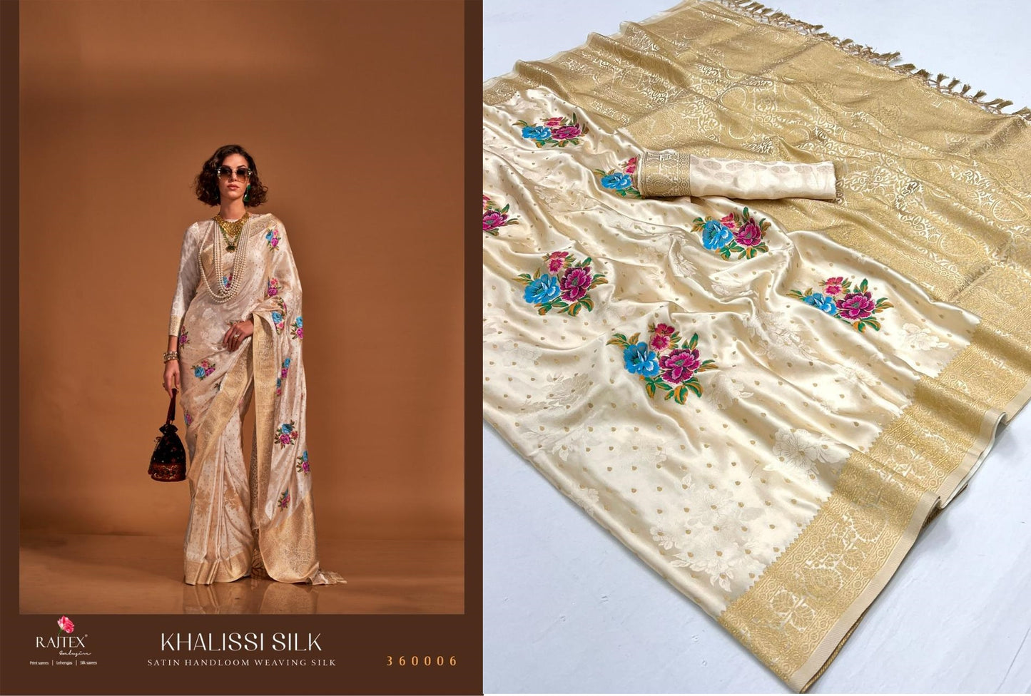 360006 Khalissi Silk Rajtex Sarees