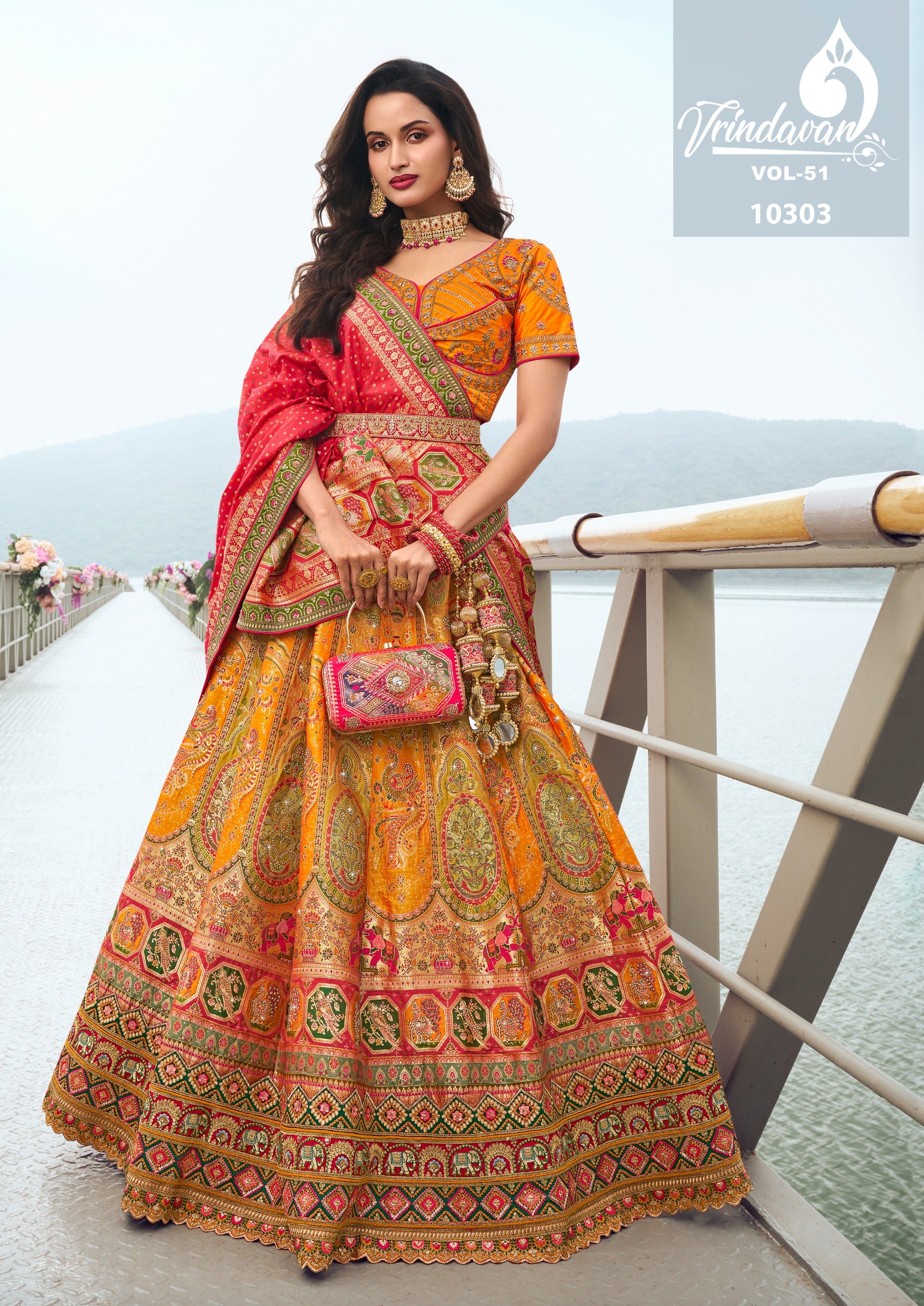 10303 Vrindavan Vol 51 Royal Lehenga Choli