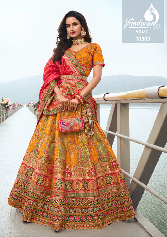 10303 Vrindavan Vol 51 Royal Lehenga Choli