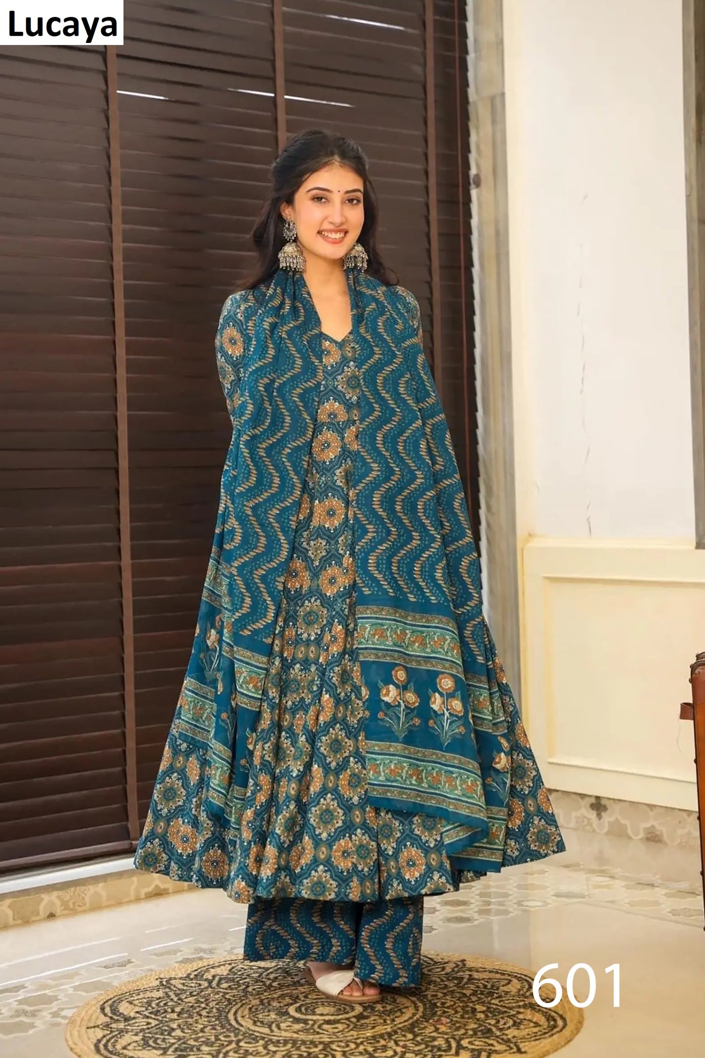 601 Clora Vol 6 Lucaya Anarkali Readymade Suits