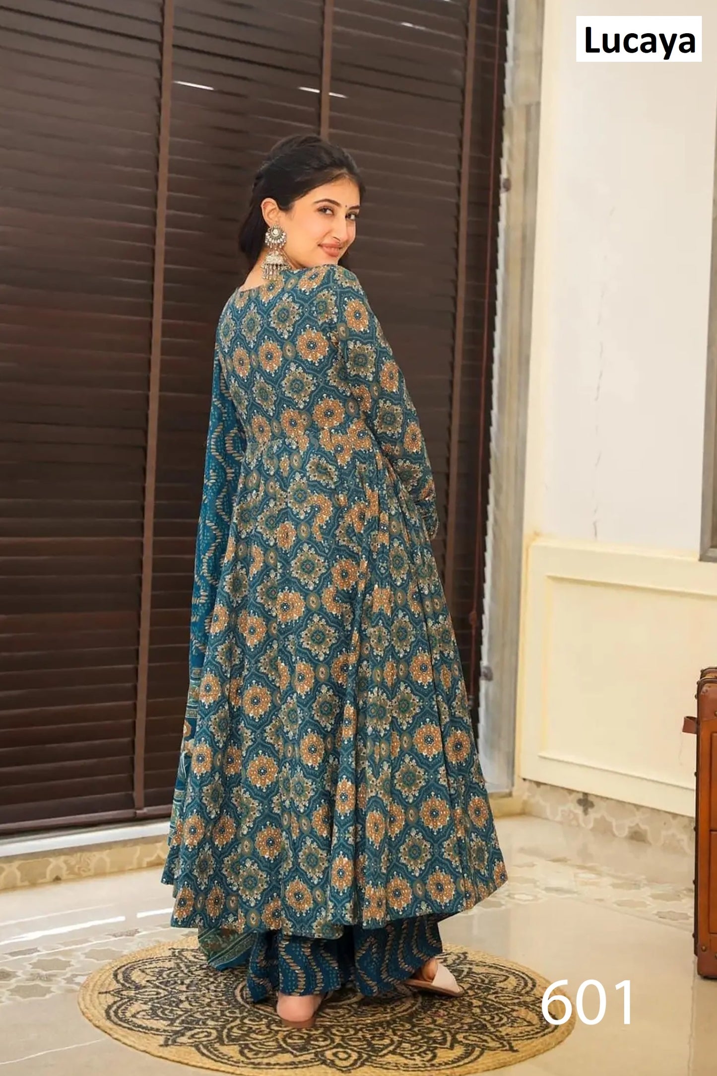 601 Clora Vol 6 Lucaya Anarkali Readymade Suits