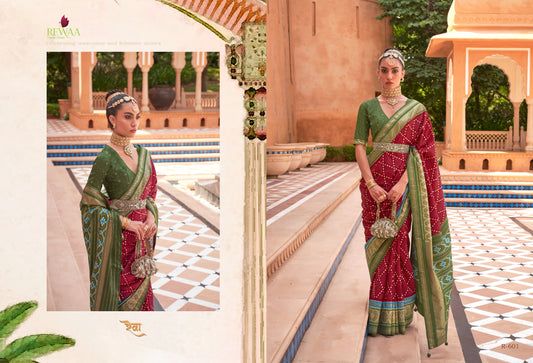 601 Shubharambh Vol 3 Rewaa Silk Sarees