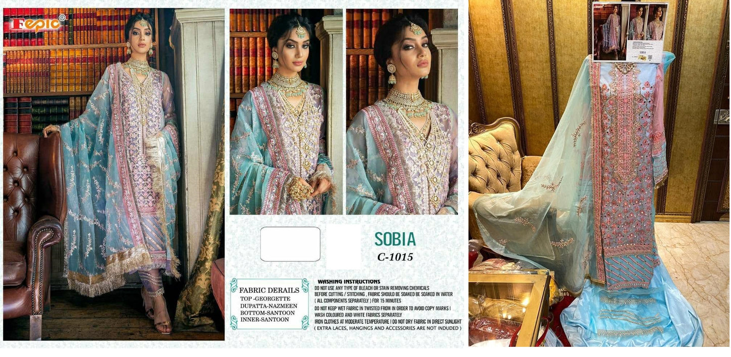 C-1015 Fepic Pakistani Salwar Suits