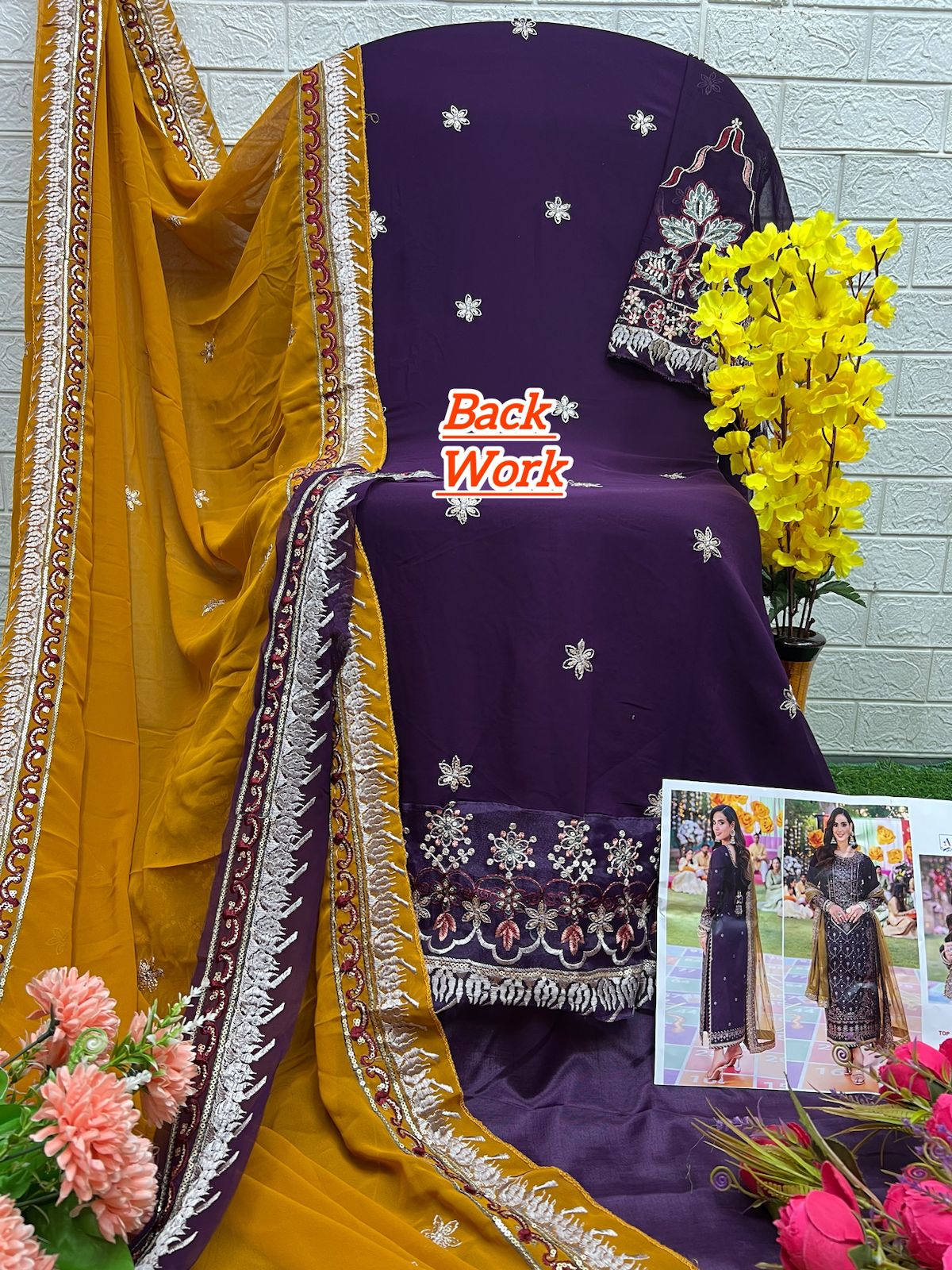 6021 Alk Georgette Pakistani Salwar Suits