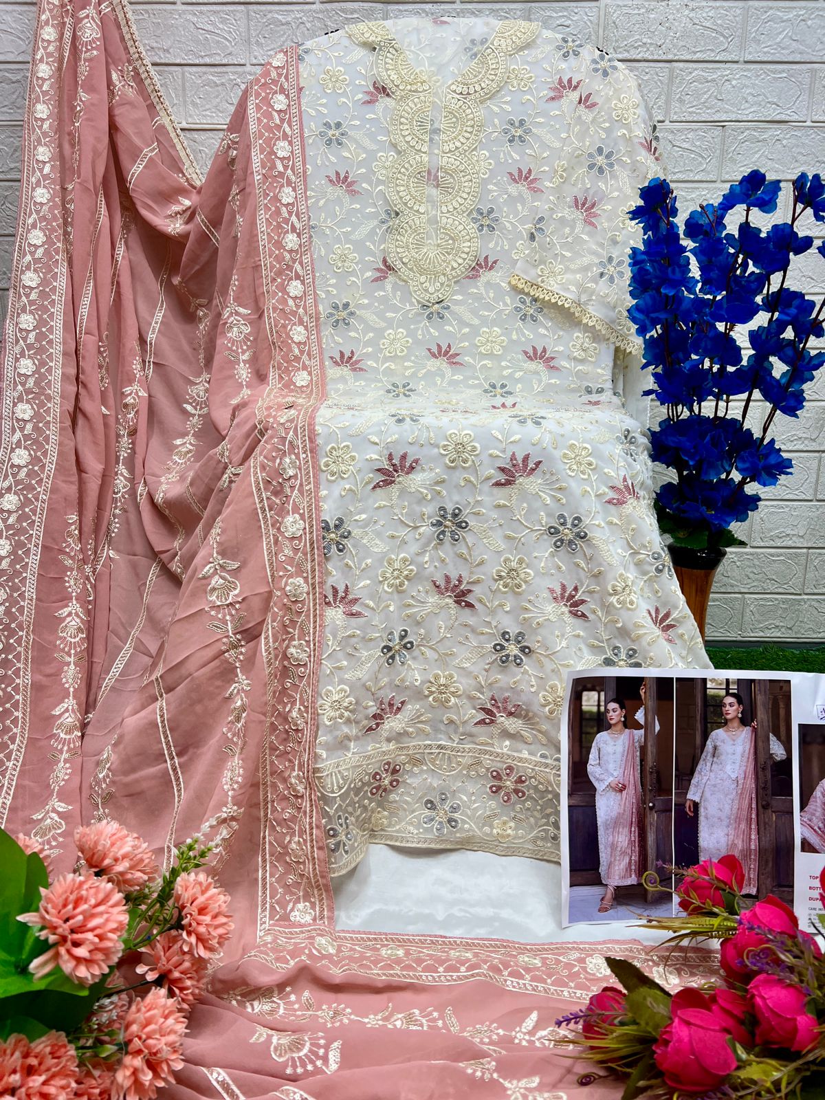 6022 Alk Georgette Pakistani Salwar Suits