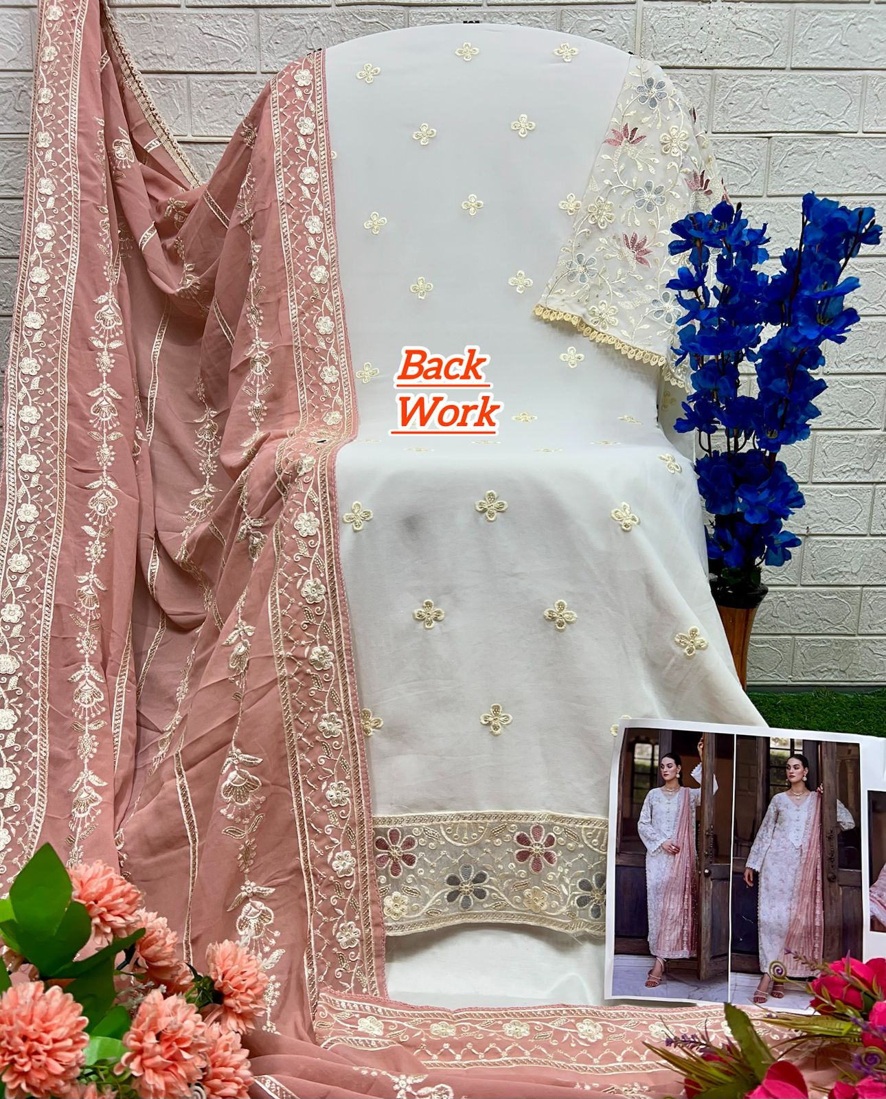 6022 Alk Georgette Pakistani Salwar Suits