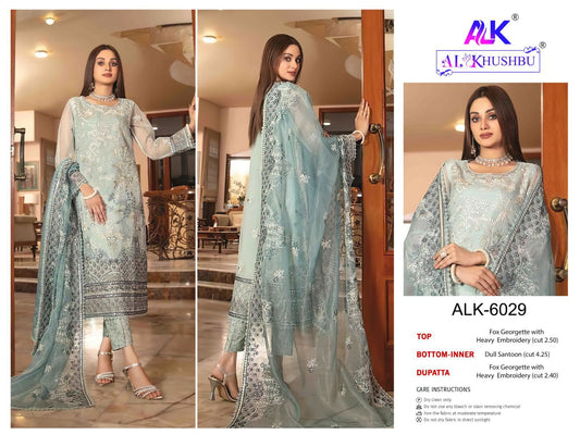 6029 Afifa Alk Georgette Pakistani Salwar Suits