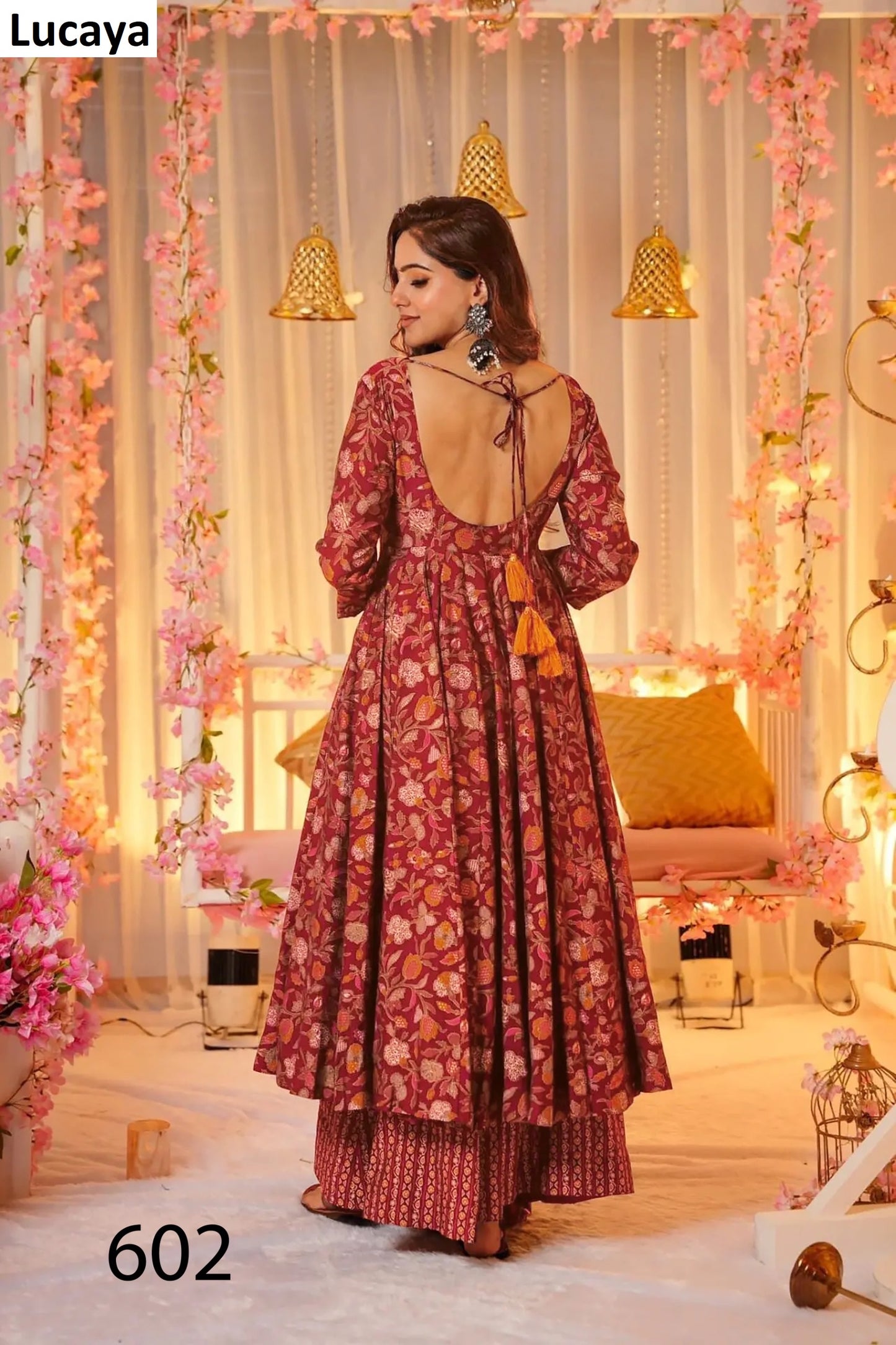 602 Clora Vol 6 Lucaya Anarkali Readymade Suits