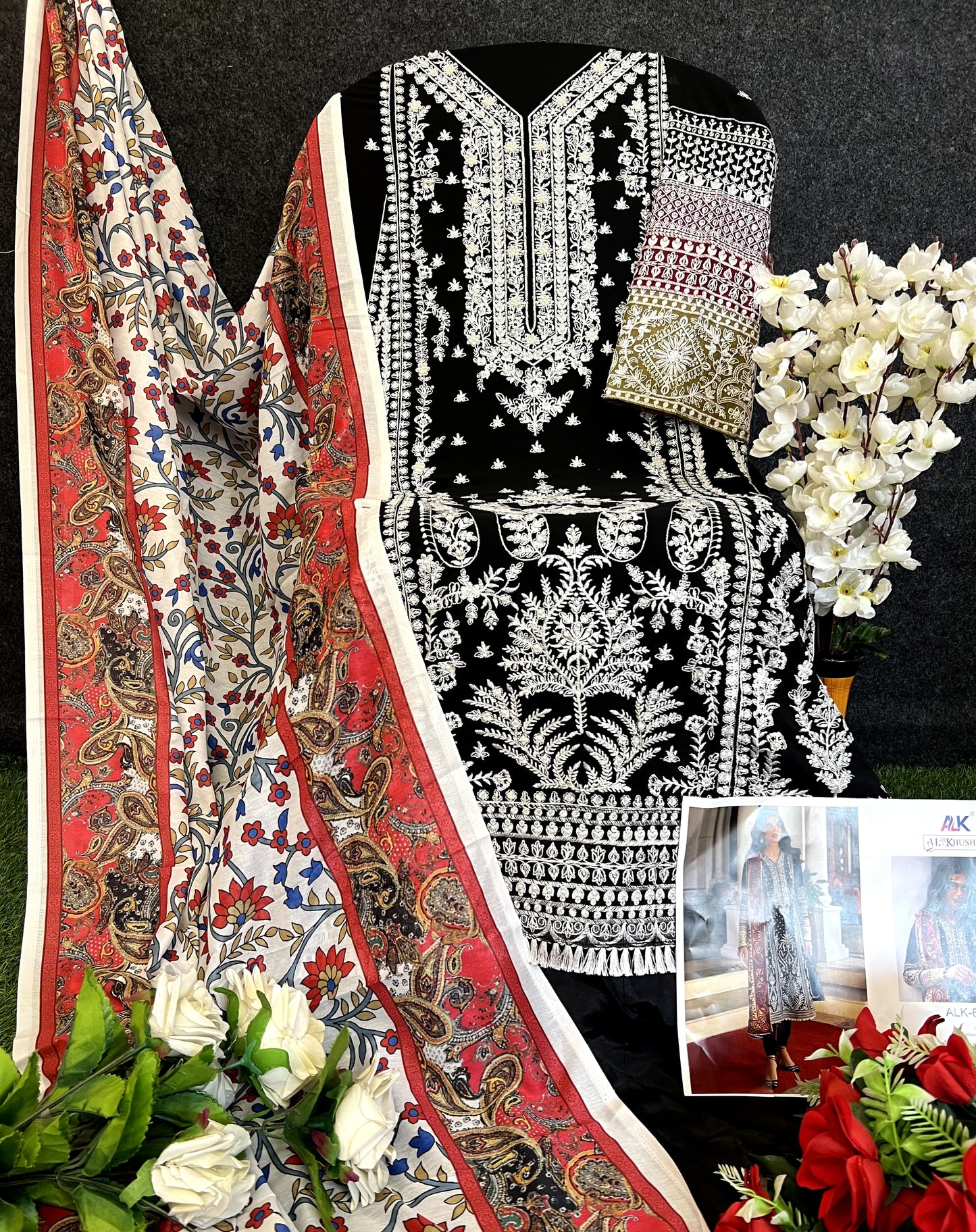 6033 Alk Embroidery Pakistani Salwar Suits