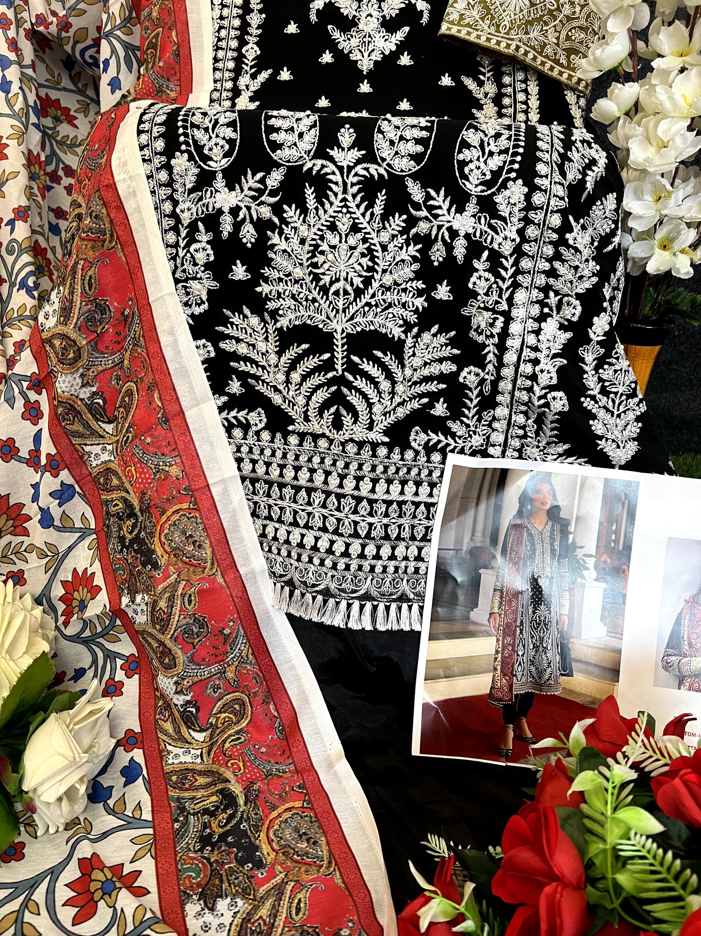 6033 Alk Embroidery Pakistani Salwar Suits