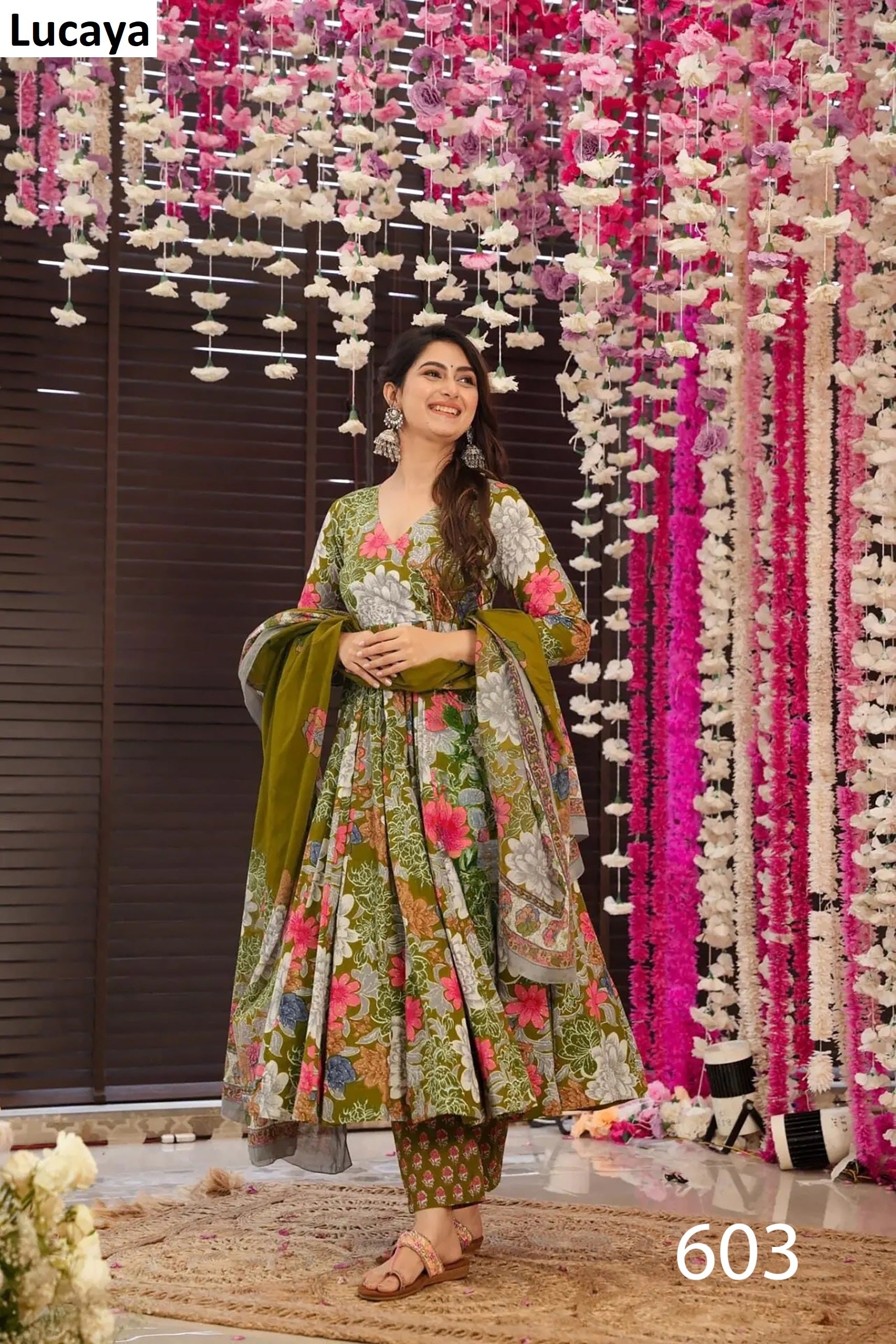 603 Clora Vol 6 Lucaya Anarkali Readymade Suits