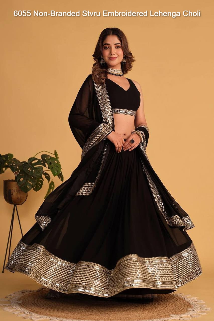 6055 Non-Branded Stvru Embroidered Lehenga Choli