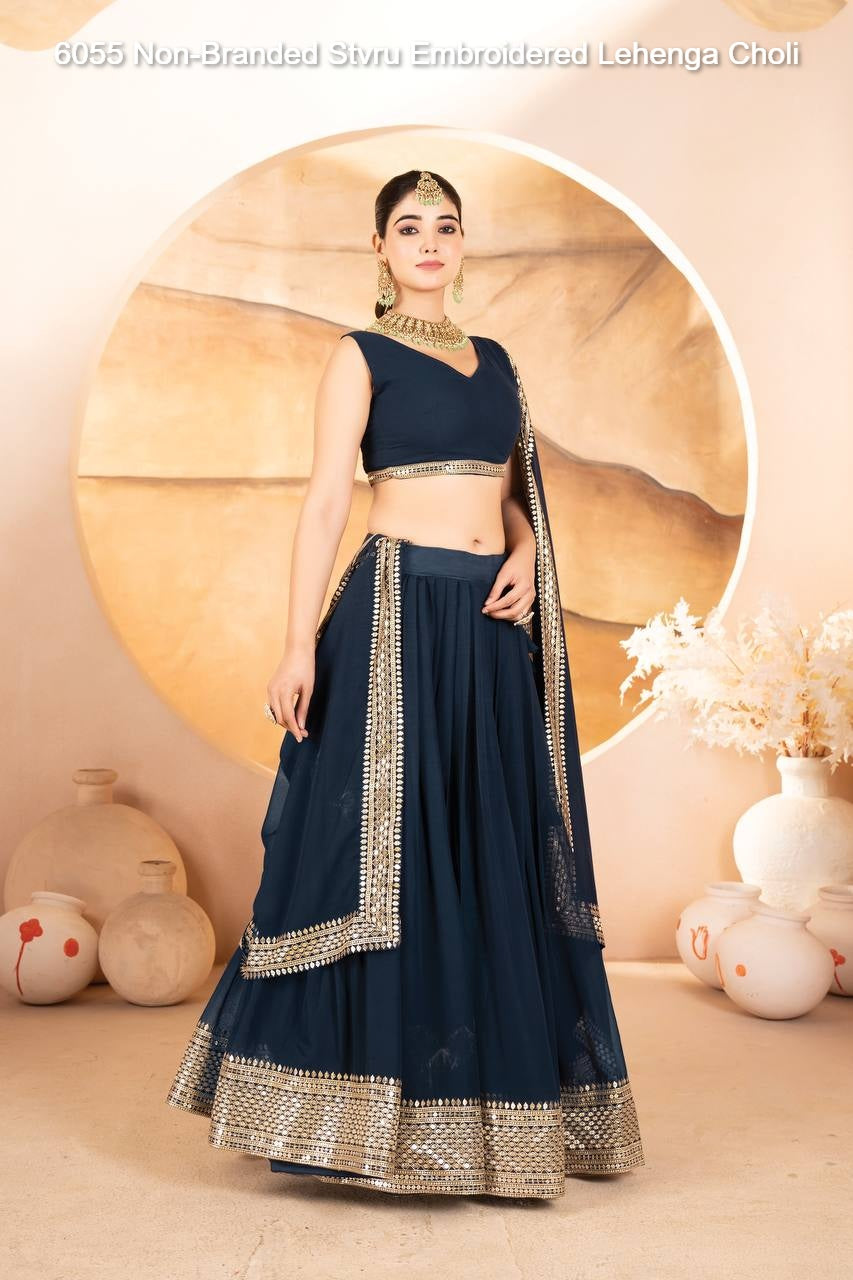 6055 Non-Branded Stvru Embroidered Lehenga Choli