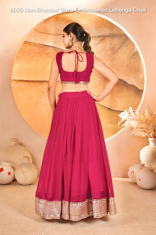 6055 Non-Branded Stvru Embroidered Lehenga Choli